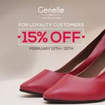 15% OFF for loyalty customers at Genelle