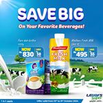 Save big on your favourite Beverages at LAUGFS Supermarket