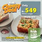 Enjoy a mouthwatering Chicken Lasagna for just Rs. 549 at Keells