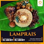 Experience the authentic flavors of Sri Lanka with our delicious Lamprais packet for lunch at Mandarina Colombo