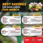 Enjoy the best savings on bank cards and save up this March at Cargills Food City