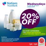 Enjoy 20% off at Cargills Food City with American Express