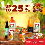 Enjoy up to 25% off on mango products at Cargills Food City