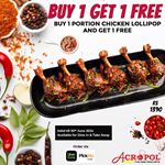 Buy 1 get 1 free at Acropol Restaurant