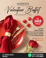 Celebrate the love in the air at Clement's, Wattala this Valentine's Day