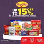 Up to 15% off on selected Biscuits & Snacks at Cargills Food City