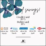 Enjoy up to 20% off selected Bank Cards this Avurudu season at Leather Collection