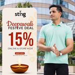 This Deepavali, enjoy 15% off on all Sting collections, both online and in-store