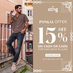 Celebrate Pongal with 15% off on purchases above 15,000 at STING