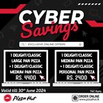 CYBER SAVINGS from Pizza Hut!