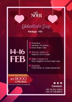 Valentine's Day Package 3 at Cafe Noir