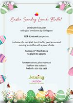 Easter Sunday Brunch Buffet at Jetwing Lagoon