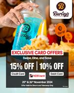 Enjoy exclusive NDB Bank card discounts at Burley's