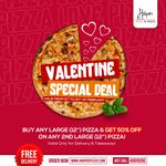 Valentine's Special Deal at Harpo's Pizza