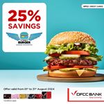 Enjoy 25% Savings at Street Burger with DFCC Credit Cards