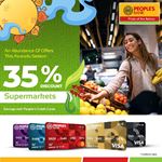 Up to 35% discounts with People’s Bank Credit Card at selected supermarkets island wide this Avurudu season 