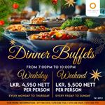 Dinner buffet at Mandarina Colombo