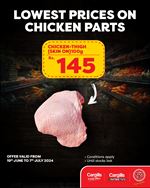 Enjoy the lowest price on chicken thighs at Rs.145! 