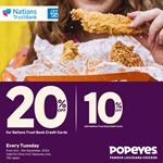 Exclusive Offer for NTB Bank Credit Card & Debit Card Holders at Popeyes Sri Lanka