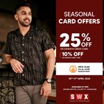 Get up to 25% off on Sampath Bank Cards at ShirtWorks