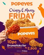 Satisfy your cravings with Popeyes' Crispy Drumstick Deal