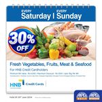 30% off on Fresh Vegetables, Fruits, Meat and Seafood at Arpico Super Centre