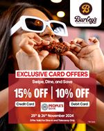 Enjoy exclusive People's Bank card discounts at Burley's