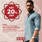 Save up to 20% this Pongal by shopping with ShirtWorks!