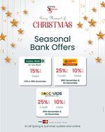 Seasonal Bank offers at Spring & Summer