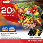 Get 20% Off on total bill at Arpico Super Centre with Pan Asia Bank Credit Cards