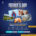 Enjoy special discounts when you bring your father at Amora Lagoon