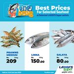 Best price on selected fish from the LAUGFS Super