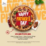 Enjoy Father's day with Harpos Pizza Combo deal