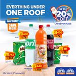 Up to 20% off on Beverages at Arpico Super Centre