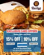  Enjoy exclusive Commercial Bank card discounts at Burley's