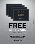 FREE Gift Card worth LKR 1,000 with every purchase above LKR 10,000 at NOLIMIT