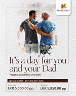 Special Buffet for Father's Day at Pegasus Reef Hotel