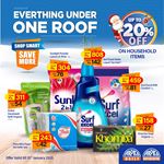 Up to 20% off on Household items at Arpico Super Centre