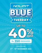 NOLIMIT Blue Tuesday - up to 40% OFF