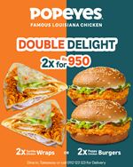 Double the delight at Popeyes