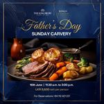 Father's Day Sunday Carvery at The Kingsbury Hotel