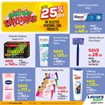 Up to 25% Off on selected personal care products at LAUGFS Supermarket