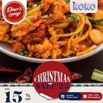 Get flat 15% off when you pay through Koko at Diner's Lounge