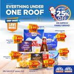 Up to 25% off on Arpico Family Brand at Arpico Super Centre