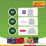 Up to 35% discounts at Supermarkets await you this festive season with Peoples Bank Cards