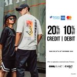 Enjoy up to 20% off on all NTB Bank card purchases at Cool Planet