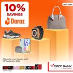 Extra 10% Savings at Daraz.lk for orders above Rs. 1,000/- with DFCC Cards