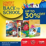 Back to school: Get up to 30% off at Cargills Food City