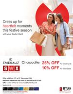 Enjoy up to 25% Off on Seylan Bank Cards at ShirtWorks