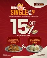 Enjoy 15% OFF on any Classic or Cheese Kottu at Kottulabs